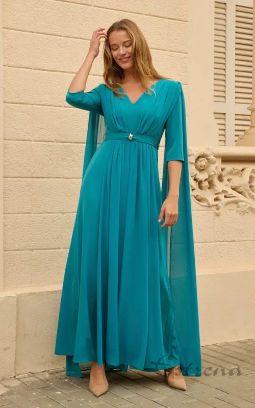 Vestido largo de ceremonia