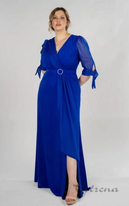 Vestido largo liso