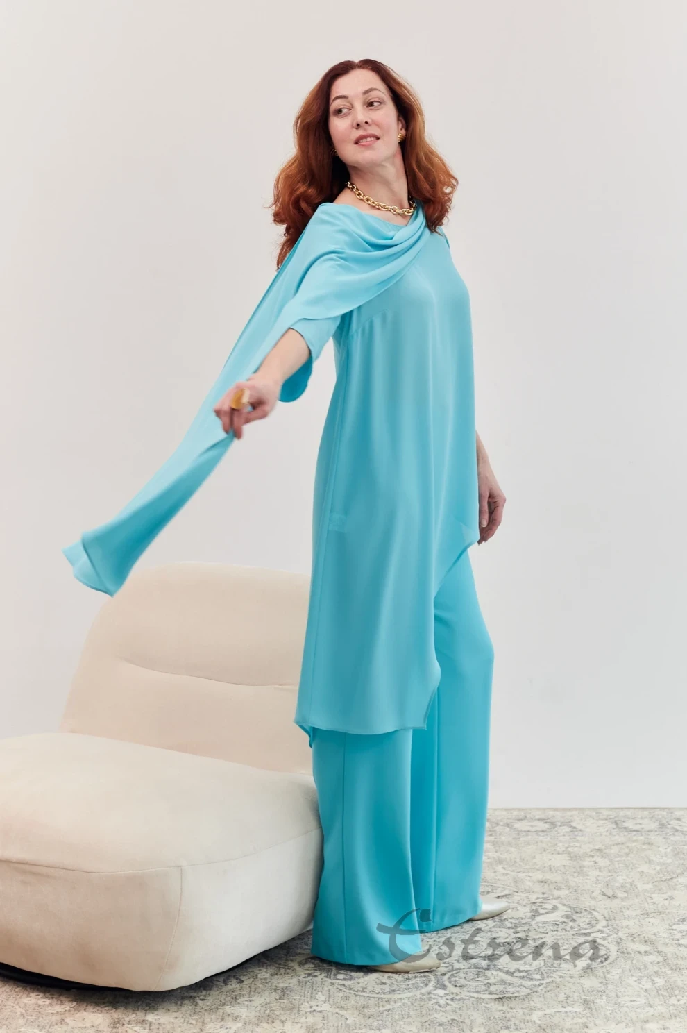 Conjunto blusón pantalón - Imagen 3