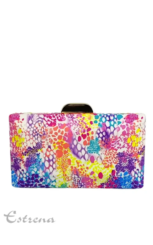 Bolso clutch estampado