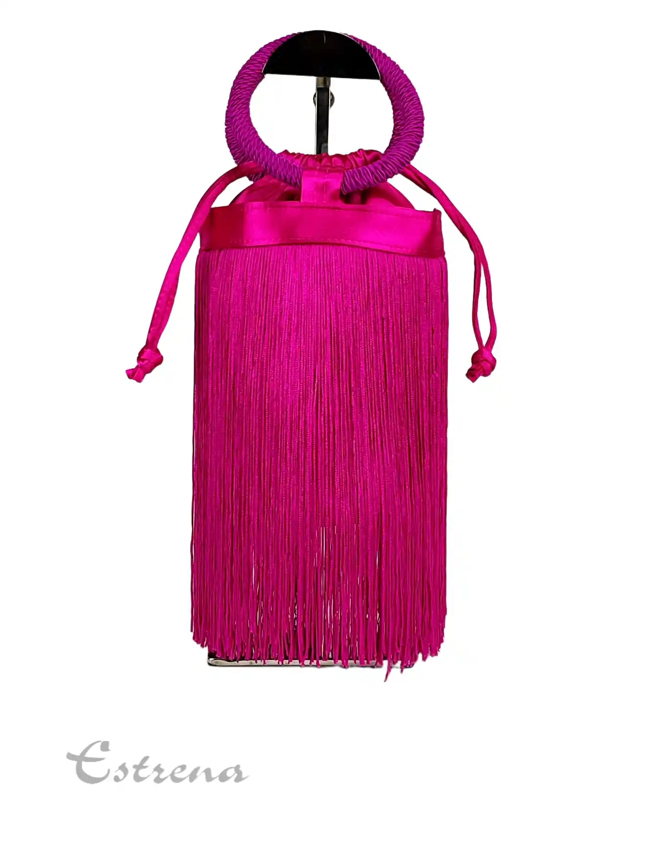 Bolso bombonera con flecos - Imagen 2