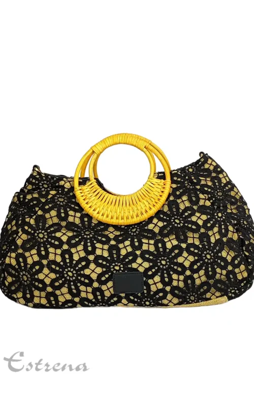 Bolso clutch de encaje