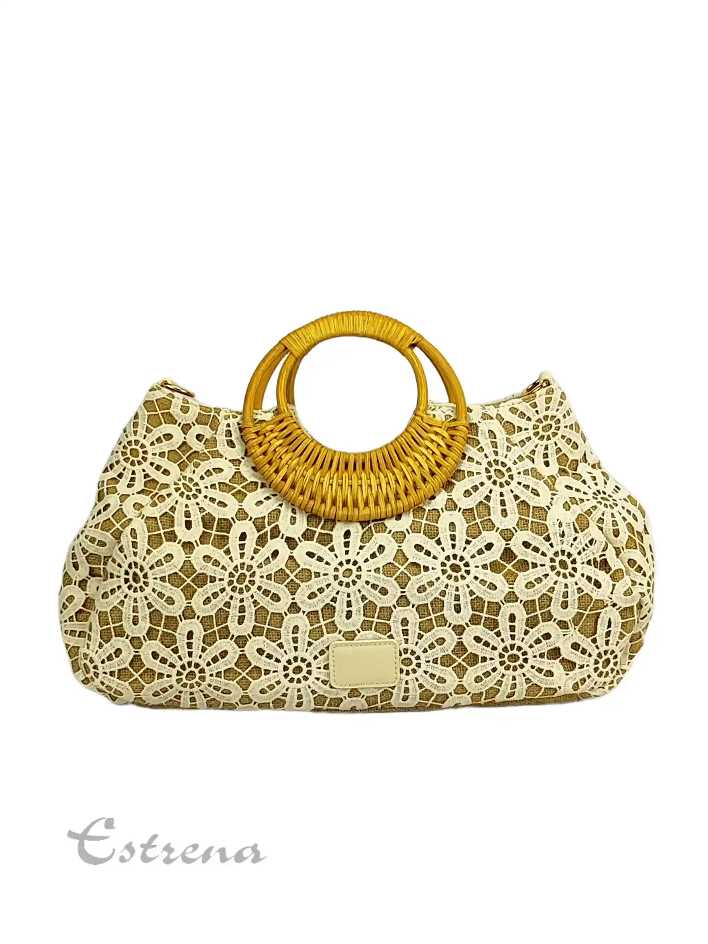Bolso clutch de encaje