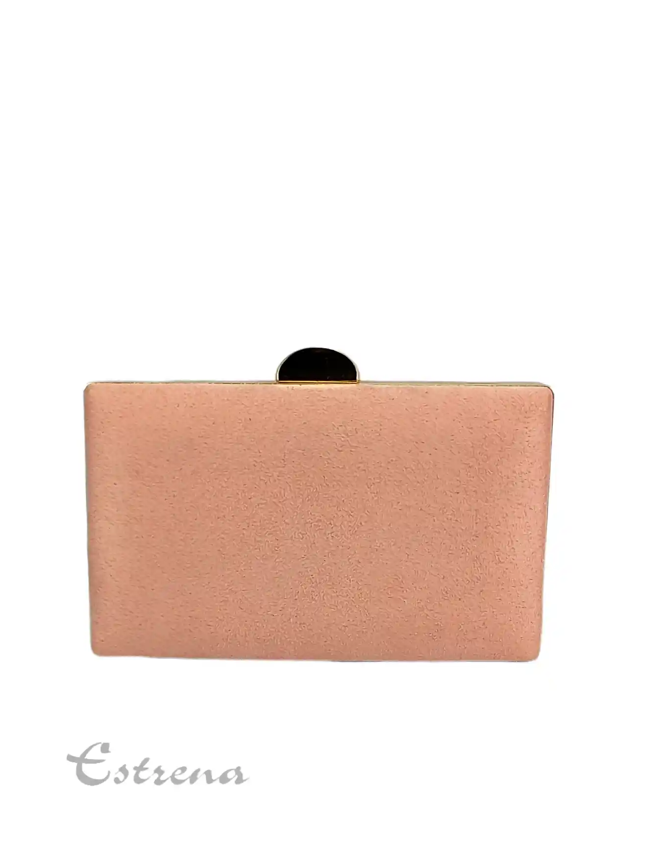 Bolso clutch en color rojo y oro - Imagen 2