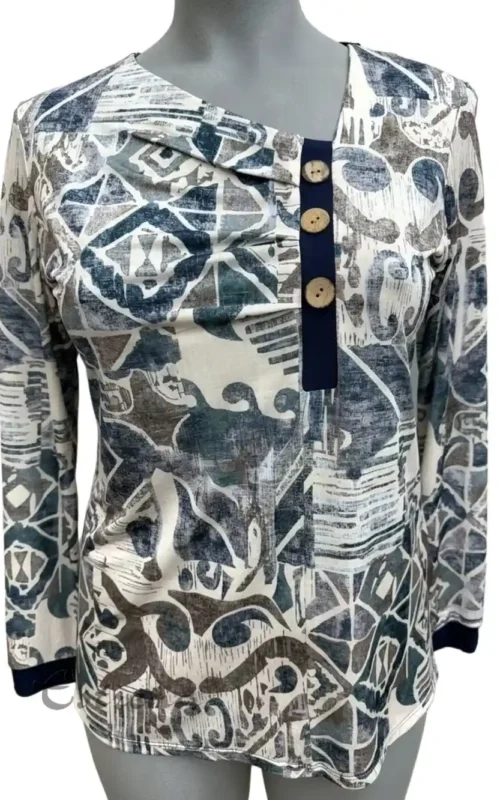Camiseta con delantero drapeado