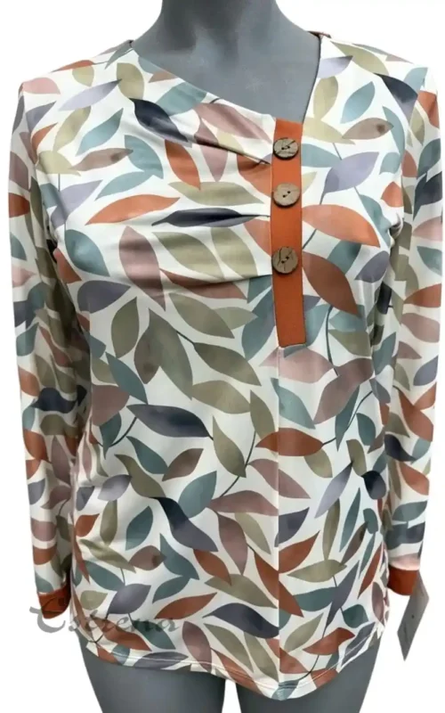 Camiseta con delantero drapeado