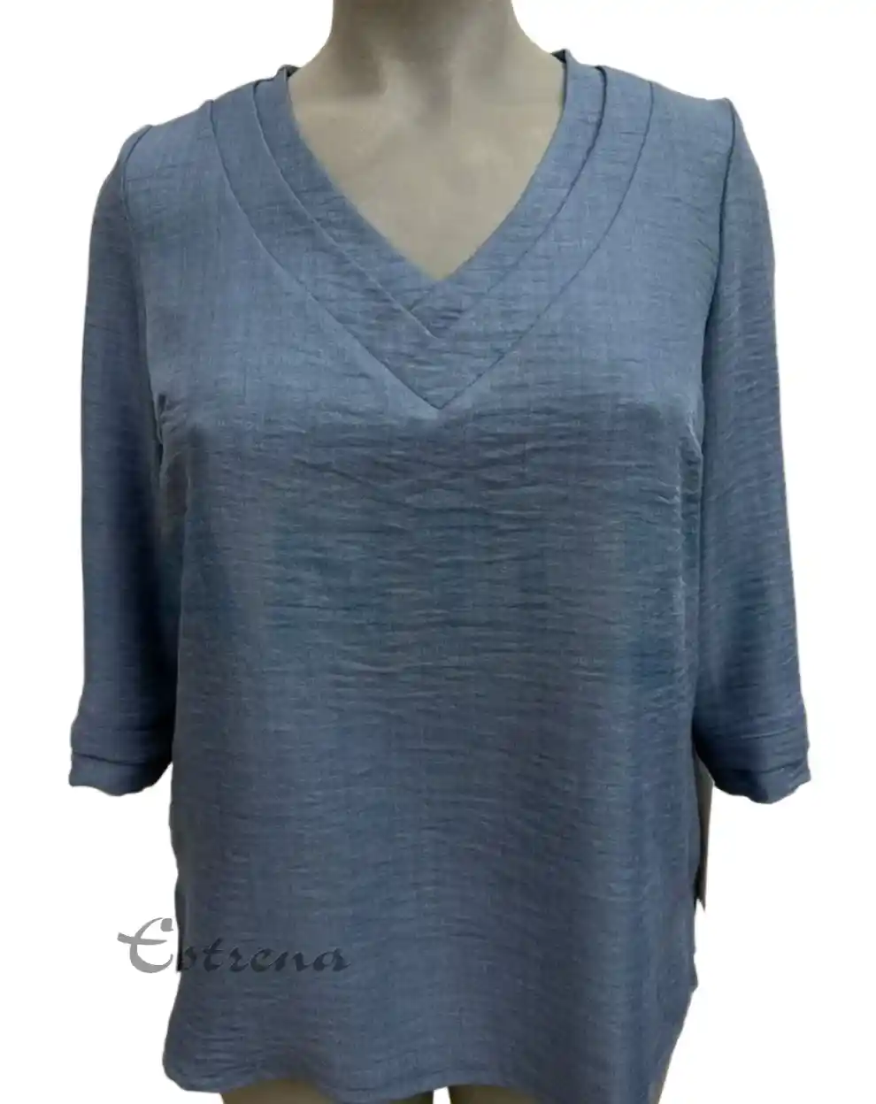 Blusa ligera con cuello de pico - Imagen 2